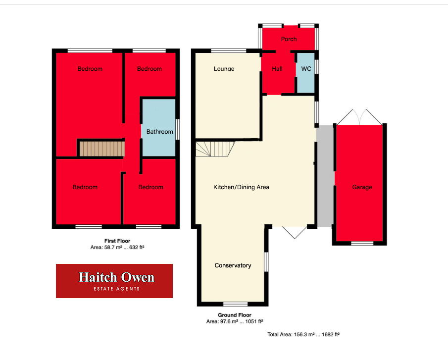Floorplan for Rochford Avenue - Whitefield  - Greater Manchester - M45